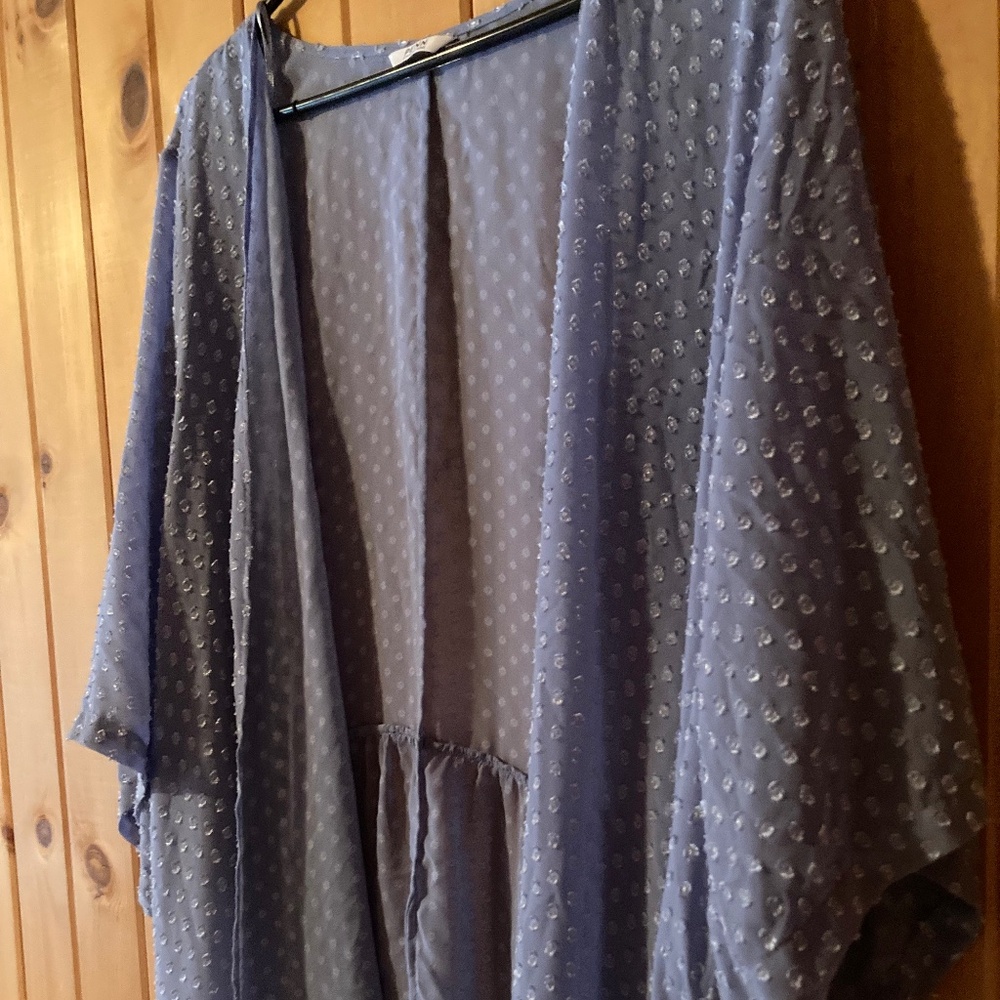 Penningtons Short-Sleeve Cardigan / Beach Cover-Up – 2-3XL (Loose Fit Option) - Picture 4 of 4